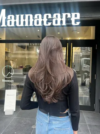 ロング 🚨メンズ曲がる 縮毛矯正りおん🚨のヘアスタイル