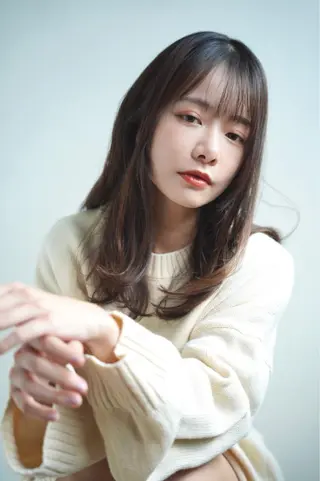 ロング 千 田のヘアスタイル