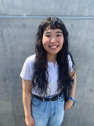 ロング パーマ Yahiko ハイトーンのヘアスタイル