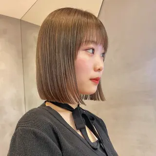 ショート Misaki /ボブ/縮毛矯正のヘアスタイル