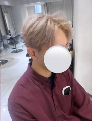 カラー メンズ メンズセンターパート 🇰🇷wakanaのヘアスタイル