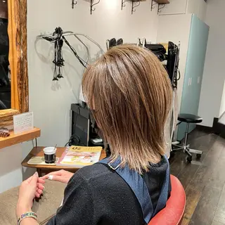 ミディアム カラー Wataru 髪質改善カラー💎のヘアスタイル