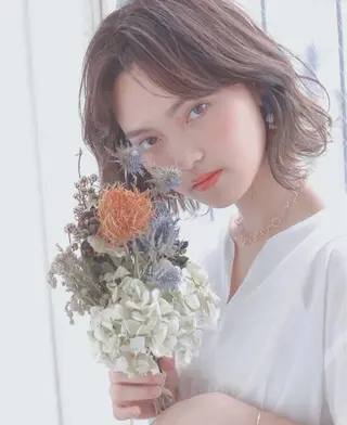 ミディアム カラー パーマ 🍊千葉 未来🍊店長のヘアスタイル