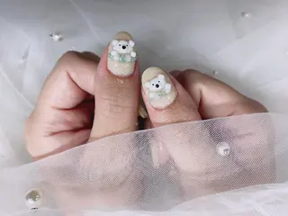 ネイル ラベンダー💖日暮里 ルル💖ネイルのネイルデザイン