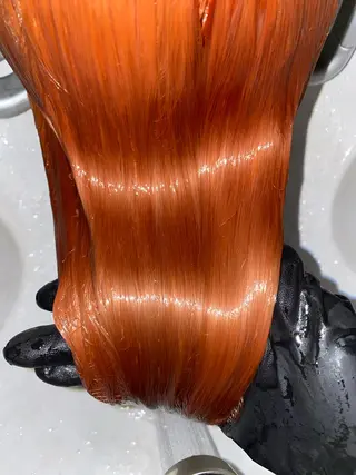 ロング カラー ヘアアレンジ XENA表参道 MIKUのヘアスタイル