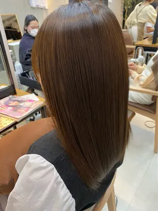 ロング 艶髪ストレート/ 理美容師/ショウキのヘアスタイル