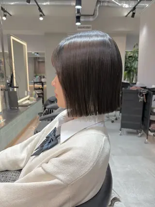 ショート オリーブベージュ/シ ョートボブたまき🧡のヘアスタイル