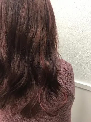 ロング カラー にった みずきのヘアスタイル