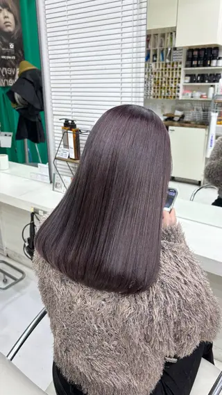 セミロング ヘアーバイパッション八幡所属・立福 杏夏のヘアスタイル