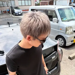 ショート メンズ 韓国ヘア 野々山 ゆうとのヘアスタイル