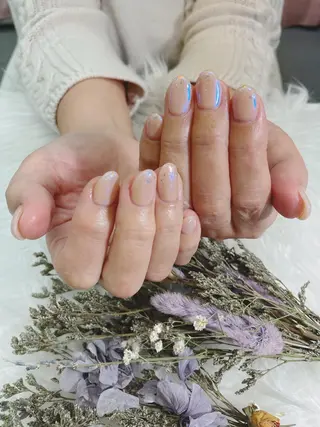 ネイル 🦋ネイルサロン ブラン🌈ゆりのネイルデザイン