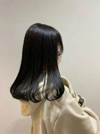 セミロング カラー 大人かわいい×艶髪 🤍塩川のヘアスタイル