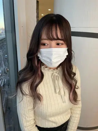 ロング 艶ハイトーン👑♡ NATSUKIのヘアスタイル