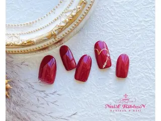 ネイル ネイルリボン 石田のネイルデザイン