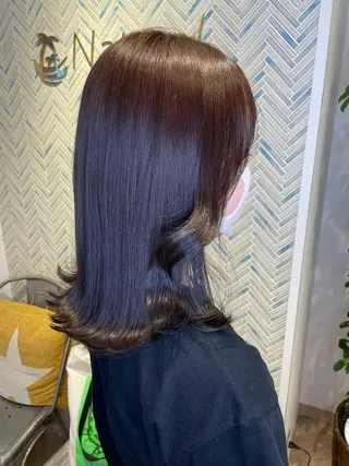 セミロング ubu share salon所属・鈴村緋女／ヘアセット ／耳ツボジュエリーのその他イメージ