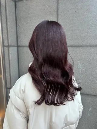 ロング カラー 阪田 真奈未のヘアスタイル
