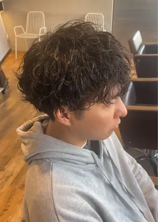 パーマ メンズ CUORE HAIR ange水戸所属・🌟パーマリスト 鈴木雄大🌟のヘアスタイル