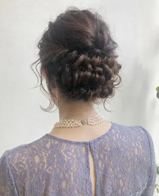 ロング ヘアアレンジ nakahara madokaのヘアスタイル