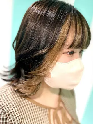 カラー 八馬 那由多のヘアスタイル