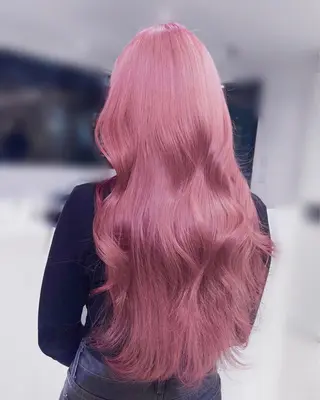ロング カラー ヘアアレンジ 🎀韓国スリムタッキ 羽エクステ🎀kiiのヘアスタイル