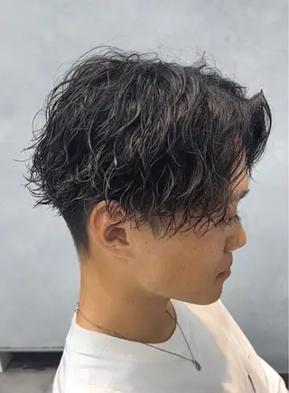 ショート パーマ メンズ 🦩パーマン🦩佐藤 航太のヘアスタイル