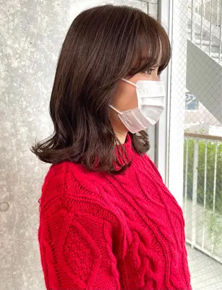 セミロング カラー ヘアアレンジ メンズ似合わせ🪞 副店長 kotoriのヘアスタイル