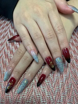 ネイル rukianail 新里のネイルデザイン