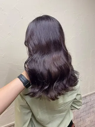 ミディアム カラー 髪質改善/レイヤー ストウシンゴのヘアスタイル