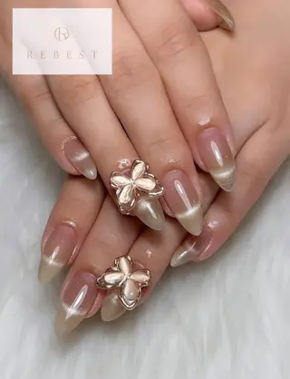 ネイル ❤️💛REBEST 京橋　nailのネイルデザイン