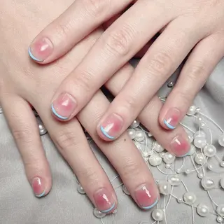 ネイル RAFFINE haru🦋🩵のネイルデザイン