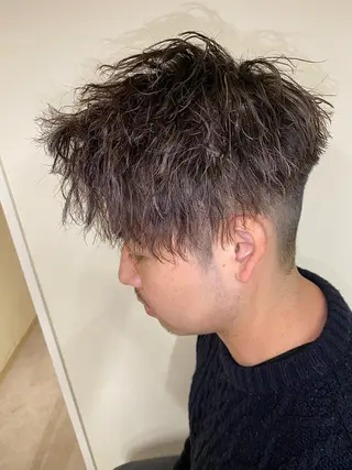 ミディアム カラー パーマ メンズ NUMBER.12所属・【メンズ専門美容師】 NUMBER.12のヘアスタイル