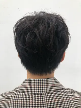 パーマ メンズ🍃ナチュラル 韓国風ヘアRENのヘアスタイル
