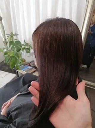 ロング カラー D/i所属・D/i |Y/no. 〈夜スパ17時〜〉のヘアスタイル