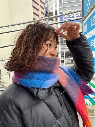 ミディアム パーマ パーマ/藤沢 湘南/HYOのヘアスタイル