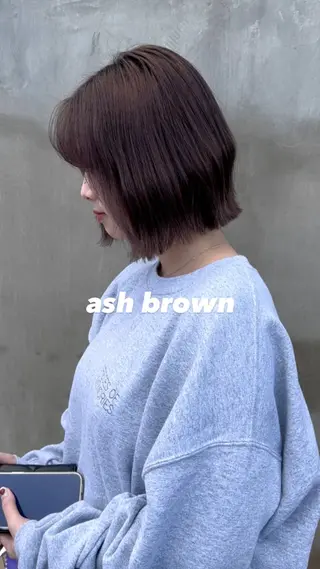 ミディアム カラー 各務原/カラー/ブリ ーチお任せください！のヘアスタイル