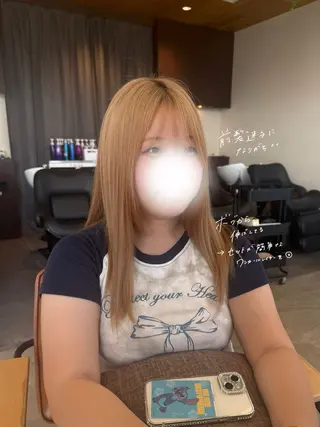 ミディアム VIEW GINZA所属・fitするカット♡ 暖色/ふうか◠‿◠のヘアスタイル