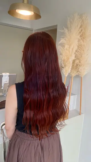 ロング カラー aimee 北垣 愛夏のヘアスタイル