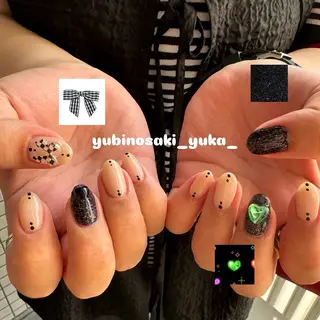 ミディアム 小川 柚香のネイルデザイン