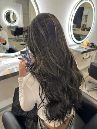 ロング カラー 💎夏葵 ハイライト /デザイン特化のヘアスタイル