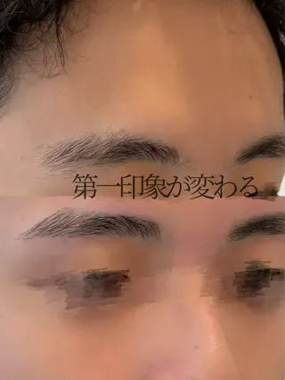 メンズ アイブロウ 眉毛&まつげパーマ THE EYEBROW BAR n　【ザ　アイブロウバー　エヌ】所属・渋谷・表参道サロン yukaの眉毛・アイブロウイメージ