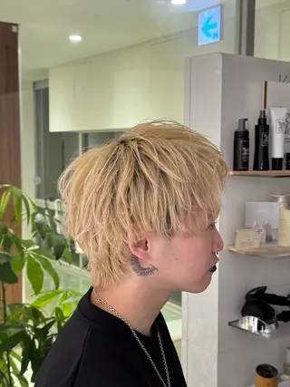 ショート メンズ 堀 舜介/メンズカットのヘアスタイル