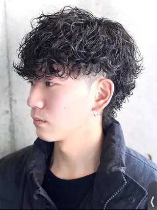 ショート パーマ メンズ 【新宿メンズパーマ】 スペシャリスト勝山勇のヘアスタイル