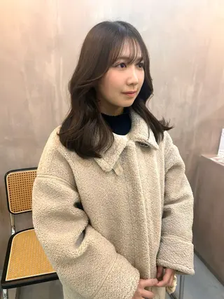 セミロング miyu /yucca大阪京橋のヘアスタイル