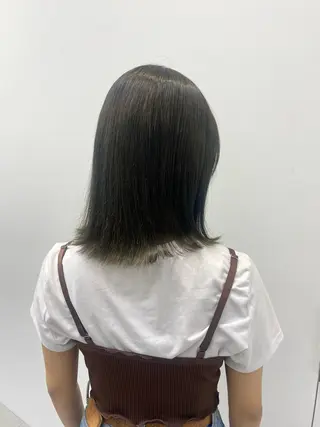 カラー ひかり／ベージュ ／似合わせカットのヘアスタイル