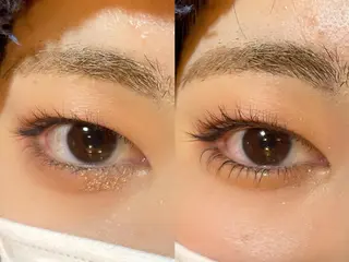 マツエク・マツパ mika❤︎まつげ| 眉毛|束感のマツエク・マツパデザイン