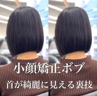 ショート 莉乃/縮毛矯正/髪質 改善/艶カラーのヘアスタイル