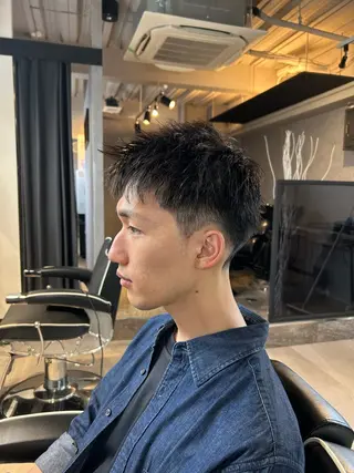 ショート メンズ SYUYA/パーマ/ マッシュスタイル特化のヘアスタイル