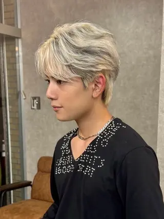 ショート カラー メンズ ✂︎メンズ特化千葉 パーマ優希のヘアスタイル