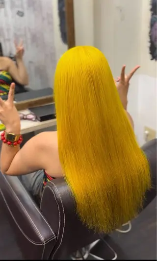 ロング カラー エクステ/ブリーチ / Hayatoのヘアスタイル