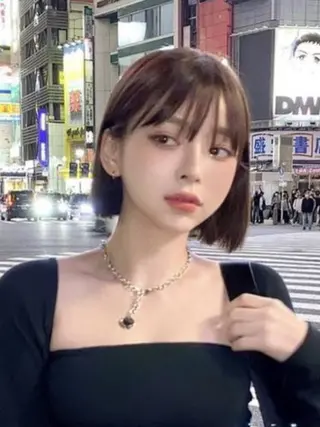 ショート Elsa the leap元町店所属・Elsa アヤカのヘアスタイル